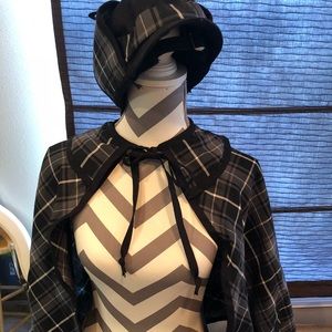 Hand sewn Sherlock Holmes costume, child